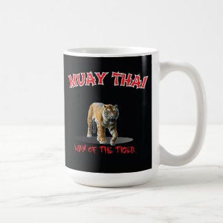 Muay Thai Way of The Tiger Black Mug