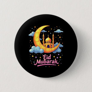 Mubarak Kareem Eid Alfitr Happy Ramadan Karim 2025 6 Cm Round Badge