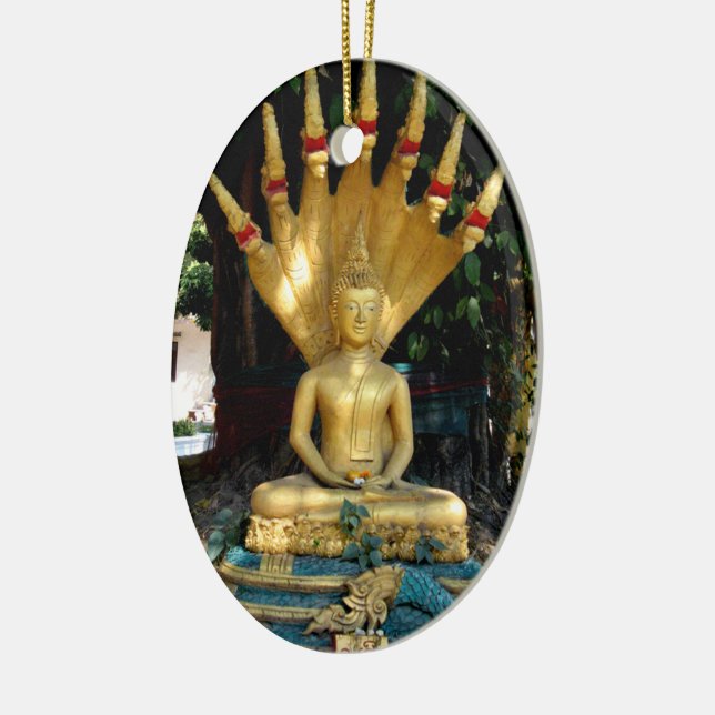 Mucalinda Ceramic Ornament (Left)