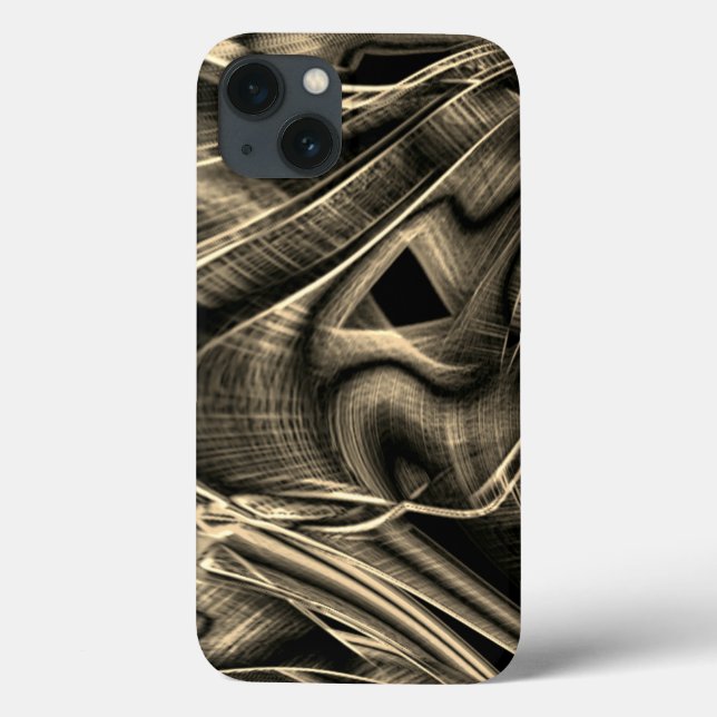Much crooked looking like burnt pine with grooves Case-Mate iPhone case (Back)