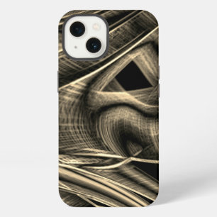 Much crooked looking like burnt pine with grooves iPhone 13 case
