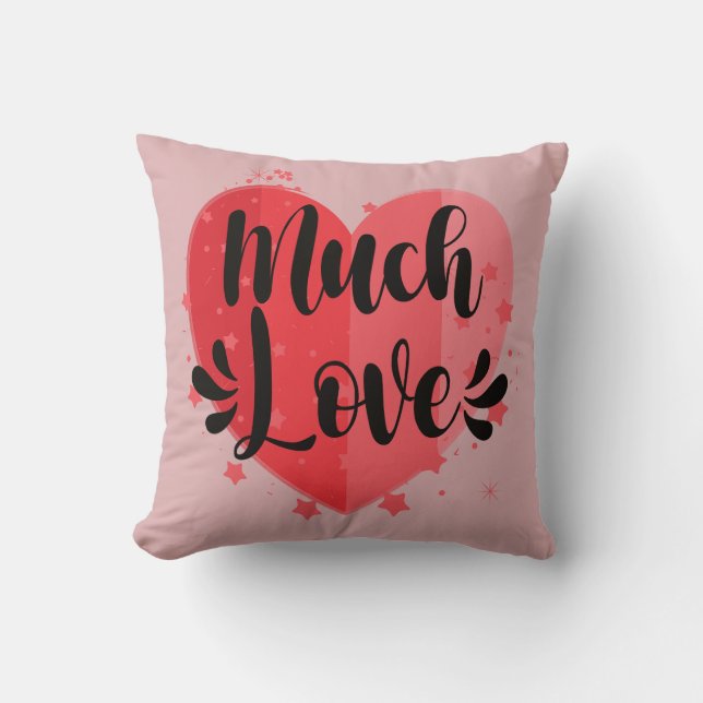 Much Love, Big Heart Cushion (Front)