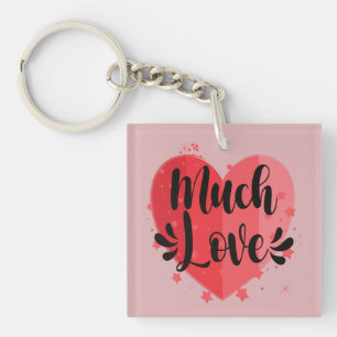 Much Love, Big Heart Key Ring