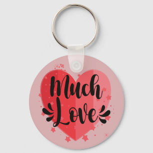 Much Love, Big Heart Key Ring