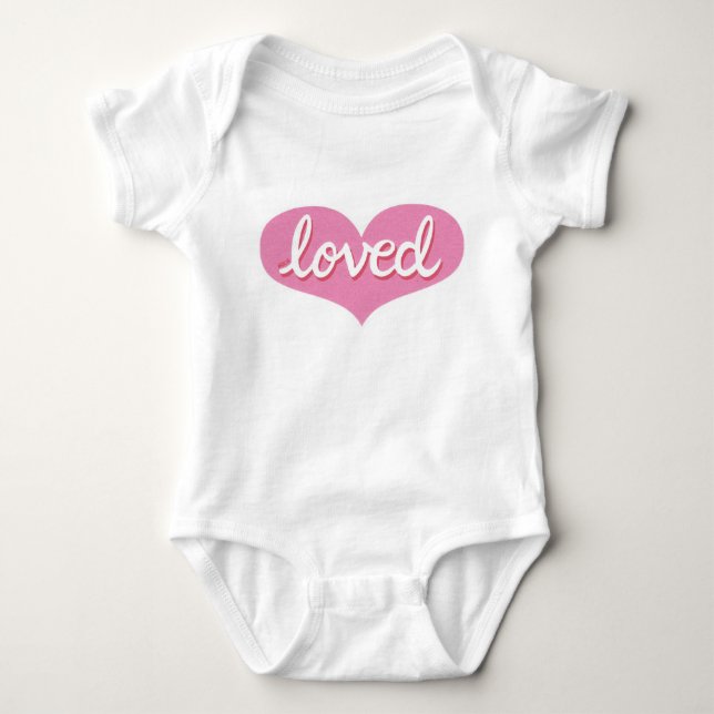 Much Loved - Baby Bodysuit (Front)