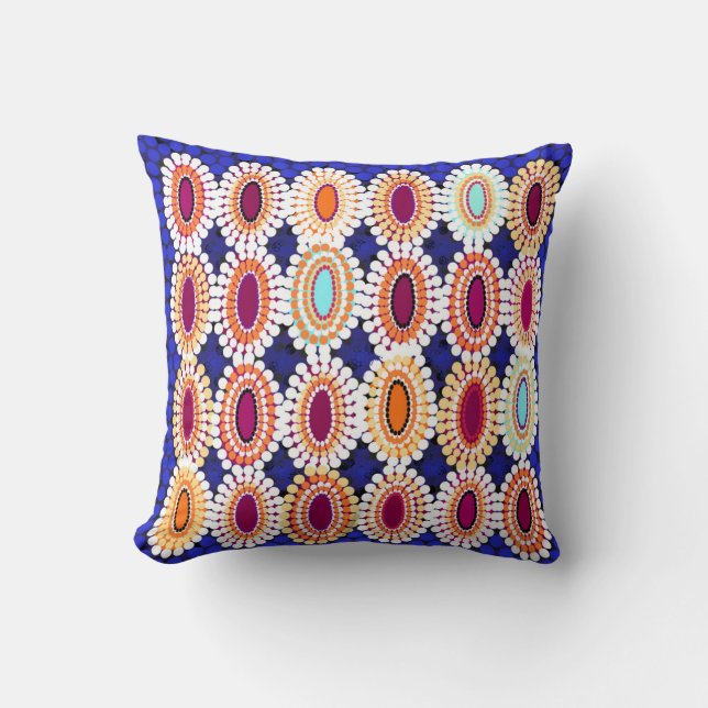 Much Respect Jewel Tone Pillow by KCS (Front)