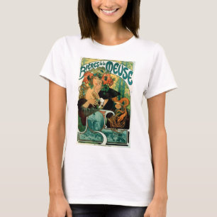 Mucha Art Nouveau:  Bieres de la Meuse T-Shirt