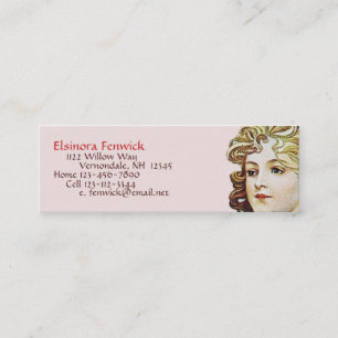 Mucha Art Nouveau Morning Awakening  Bookmark Card