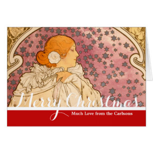 Mucha Art Nouveau Woman Beauty