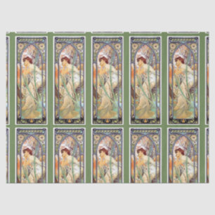 Mucha Art Nouveau Wrapping Tissue Paper