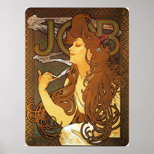 Mucha - Cigarettes Poster (Front)