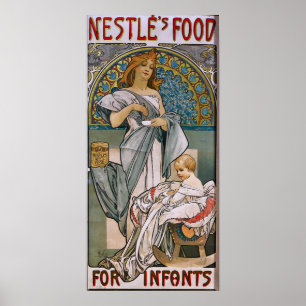 Mucha - Food For Infants Poster