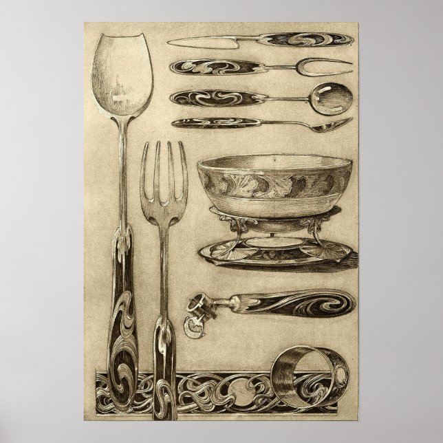 Mucha - From Documents Decoratifs 1901 Poster (Front)