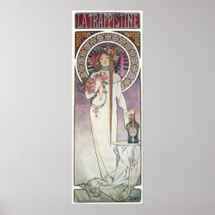 Mucha Goddess Poster