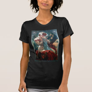 Mucha Lefevre-Utile art deco woman red dress T-Shirt