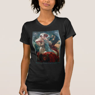 Mucha Lefevre-Utile art deco woman red dress T-Shirt