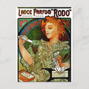 Mucha Postcard