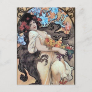 Mucha Postcard