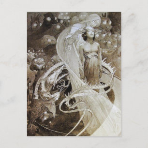 Mucha Postcard: Illustration from Le Pater Postcard