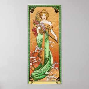 Mucha - Spring Poster