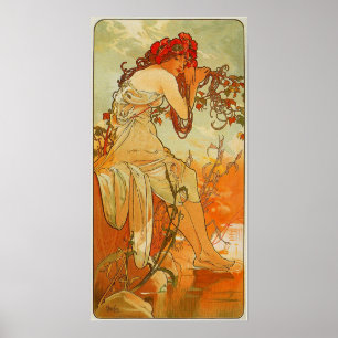 Mucha - Summer 1896 Poster