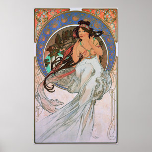 Mucha - The Arts Music Poster
