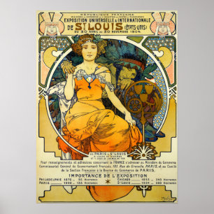 Mucha - Universal And International Exhibition Of… Poster