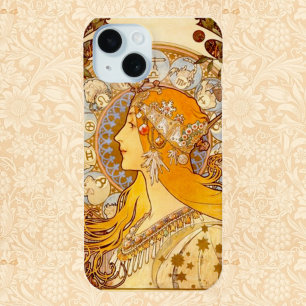 Mucha Zodiac   iPhone 15 Case