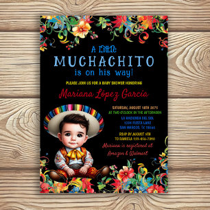 Muchachito Charro Fiesta Baby Shower Invitation