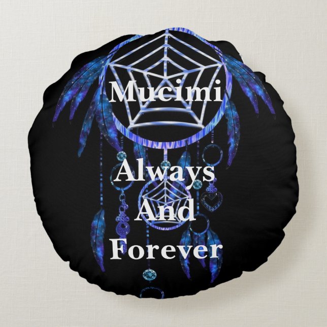 Mucimi pillow round (Back)