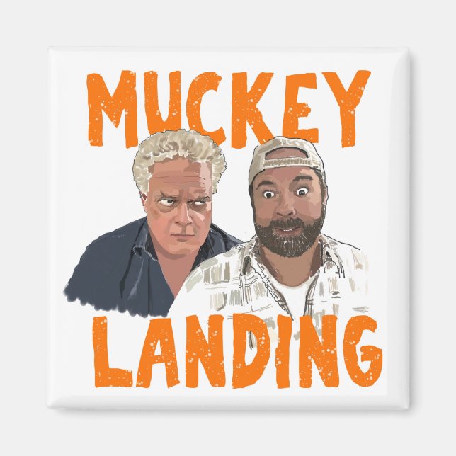 Muckey Landing Fridge Magnet (Front)