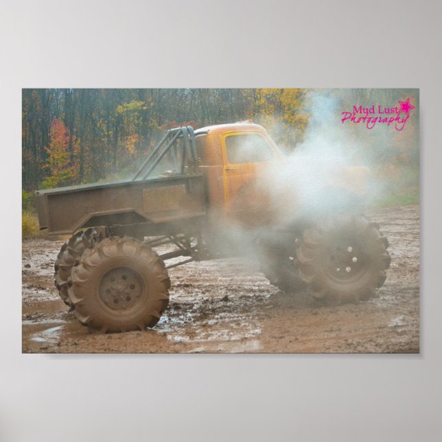 Mud bogging (mudbogging) Truck Poster (Front)