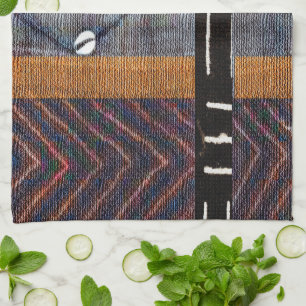 Mud-Cloth  Batik-Beads   Tea Towel