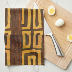 Mud Cloth Majesty: Afrocentric Kitchen Towel