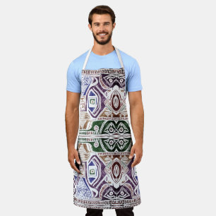 MUD CLOTH PATTERN APRON