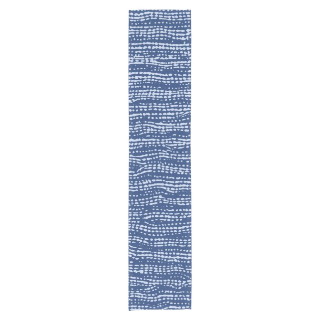 Mud Cloth Stitch Stripes in Indigo Blue (Front)