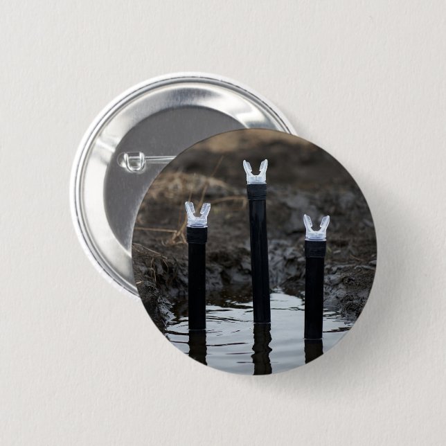 Mud Diving round button (Front & Back)