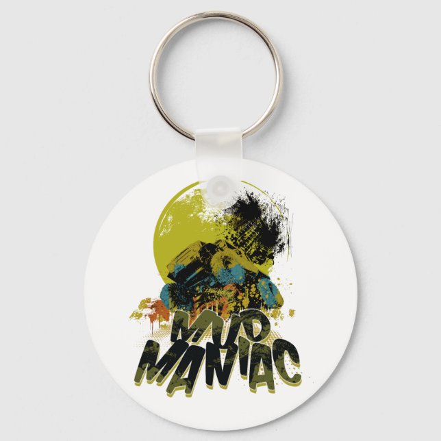 Mud Maniac Offroad Key Ring (Front)