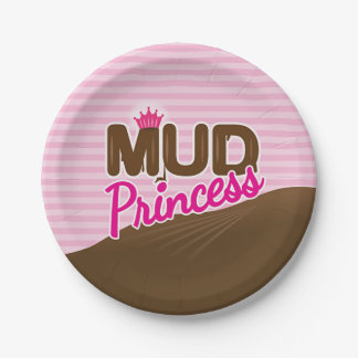 'Mud Princess" Paper Plate