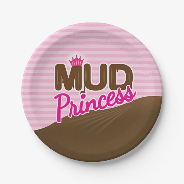 'Mud Princess" Paper Plate (Front)