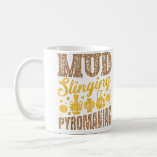 Mud Slinging Funny Pottery Ceramic Clay Artist Coffee Mug