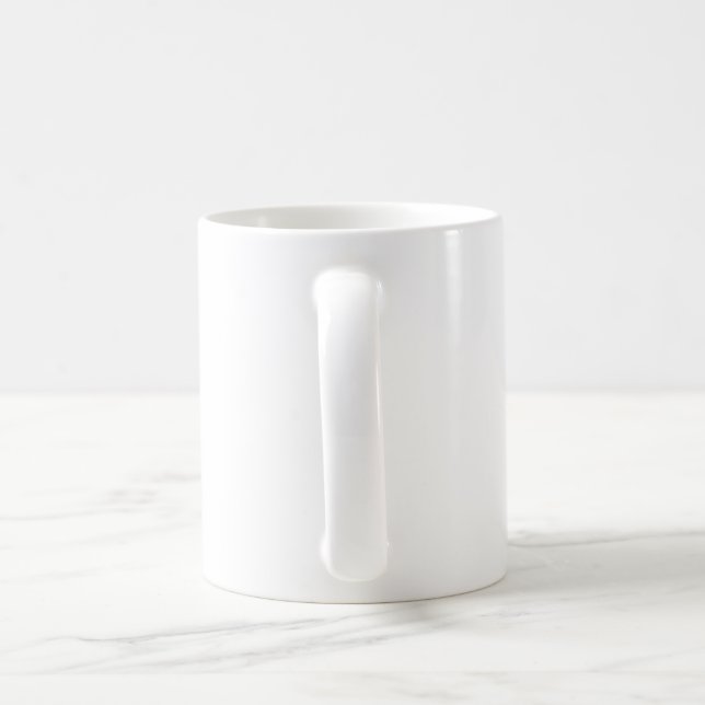 Mud with Protea flower, gold texture Coffee Mug (Handle)