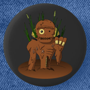 Mud Zombie Dorotabo Japanese Yokai 6 Cm Round Badge