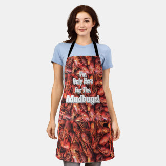 Mudbugs "Crawfish" All-Over Print Apron