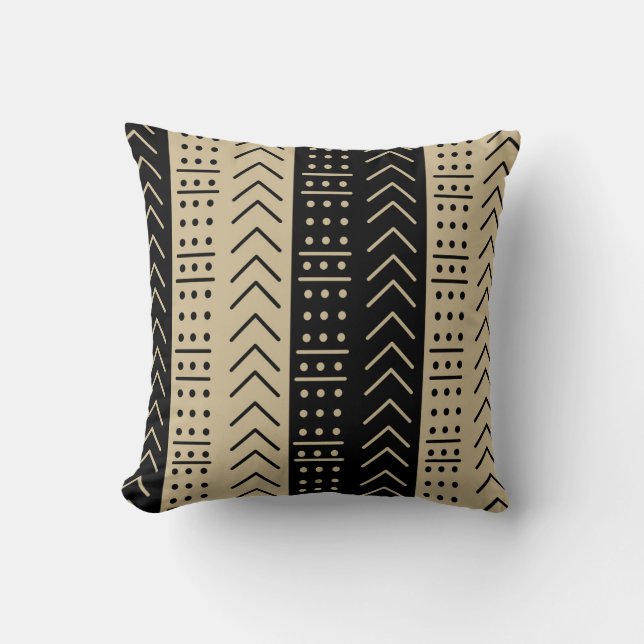 Mudcloth Colorblock II Cushion (Front)