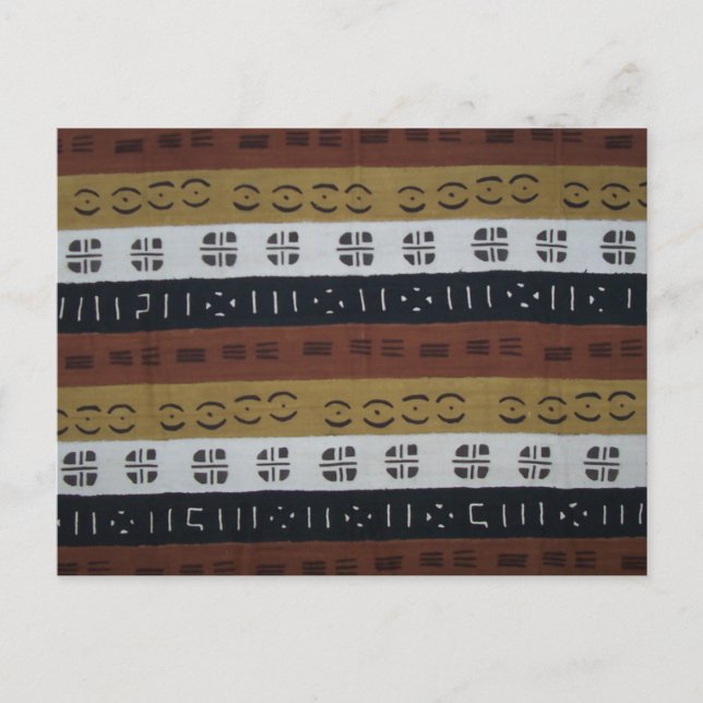 Mudcloth Number 1 Postcard (Front)