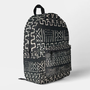 Mudcloth Printed Backpack
