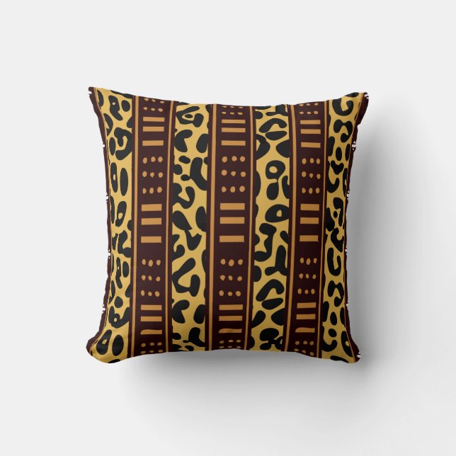 Mudcloth Throw Pillow (Front)