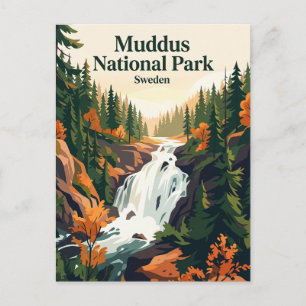 Muddus National Park Sweden Postcard