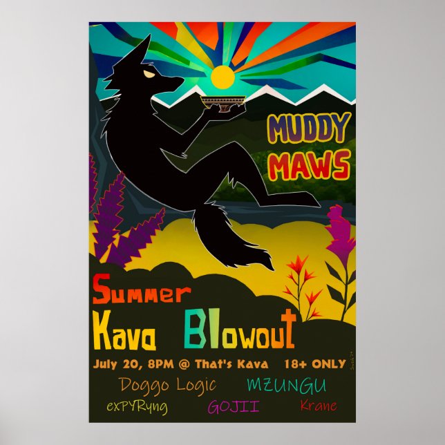 MuddyMaws 2024 Summer Blowout! Poster (Front)
